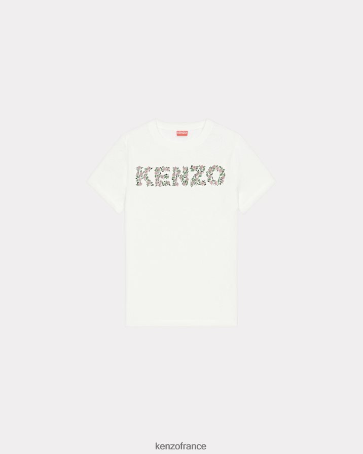 vêtements Kenzo T-shirt blanc cassé femmes LFF6X0374
