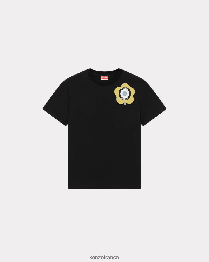 vêtements Kenzo t-shirt ample avec écusson Target noir femmes LFF6X0610