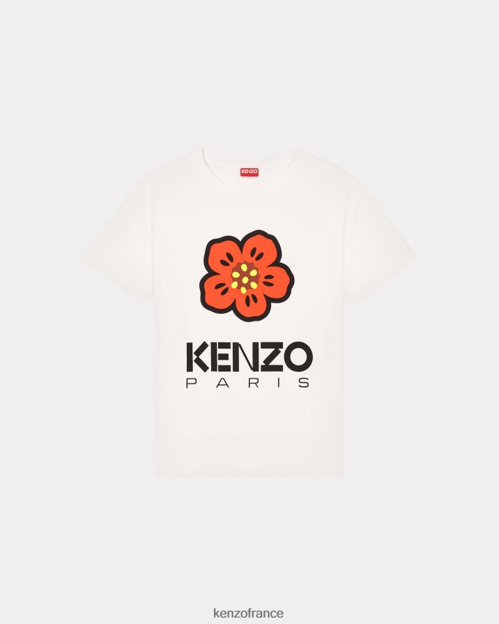 vêtements Kenzo t-shirt ample "fleur de boke" blanc femmes LFF6X0480