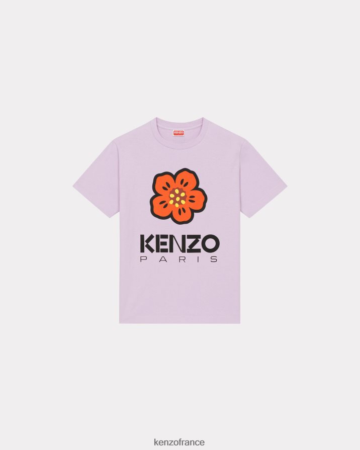 vêtements Kenzo t-shirt ample "fleur de boke" glycine femmes LFF6X0481