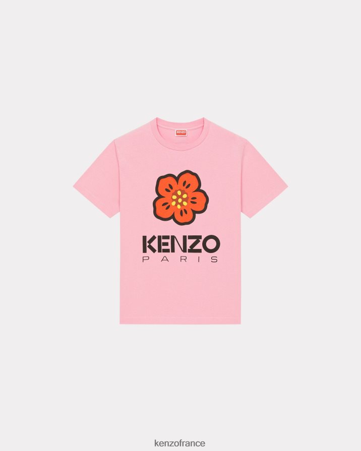 vêtements Kenzo t-shirt ample "fleur de boke" rose femmes LFF6X0439