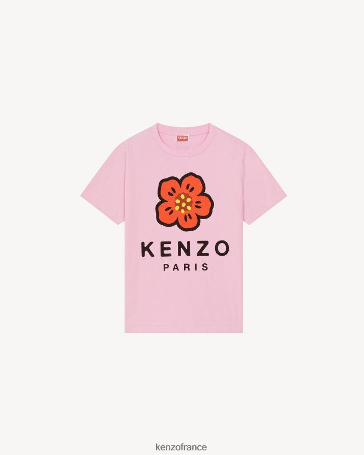 vêtements Kenzo t-shirt ample "fleur de boke" rose femmes LFF6X0515