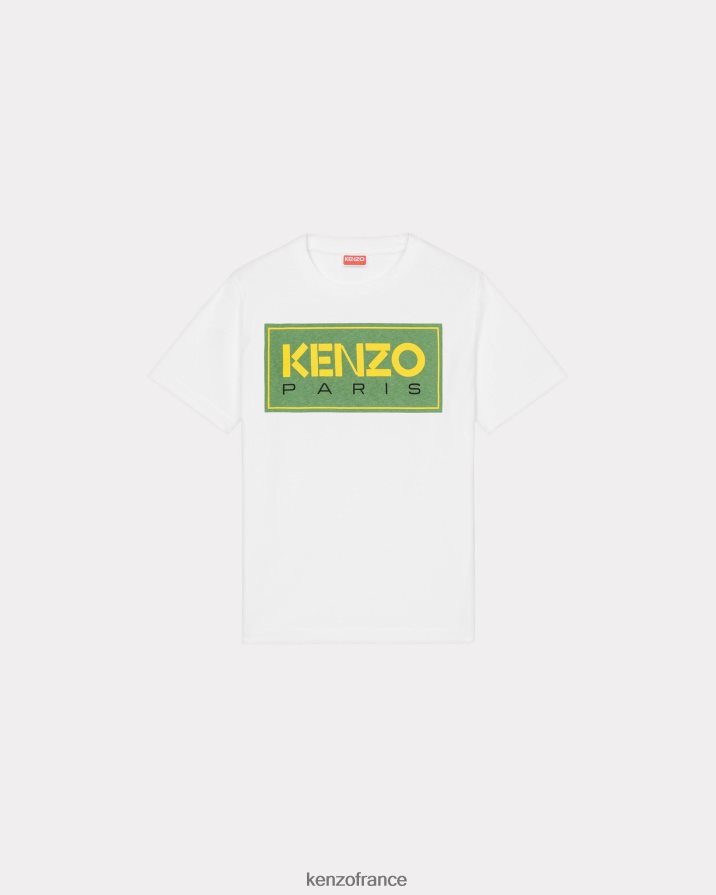 vêtements Kenzo t-shirt ample paris blanc femmes LFF6X0601