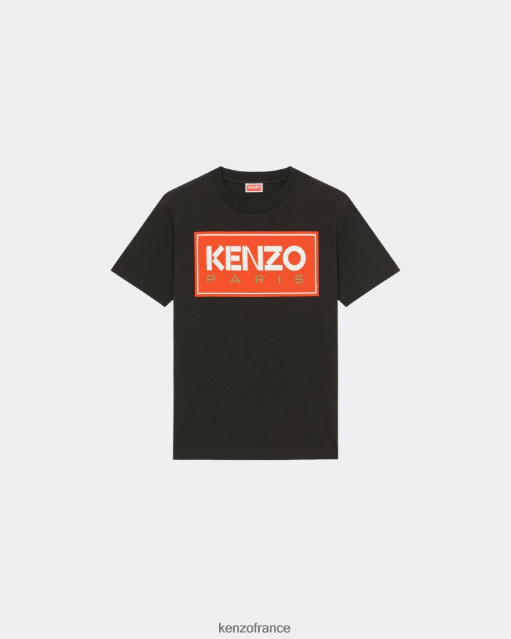 vêtements Kenzo t-shirt ample paris noir femmes LFF6X0405
