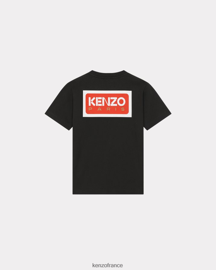 vêtements Kenzo t-shirt ample paris noir femmes LFF6X0470
