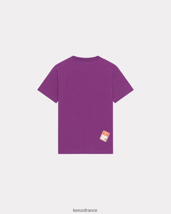 vêtements Kenzo t-shirt ample rue vivienne violet femmes LFF6X0395