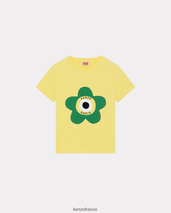 vêtements Kenzo t-shirt cible citron femmes LFF6X0646