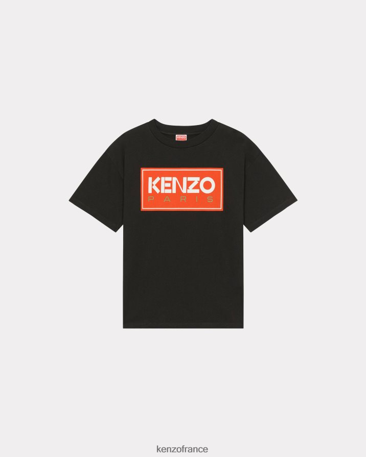 vêtements Kenzo t-shirt oversize paris noir femmes LFF6X0611
