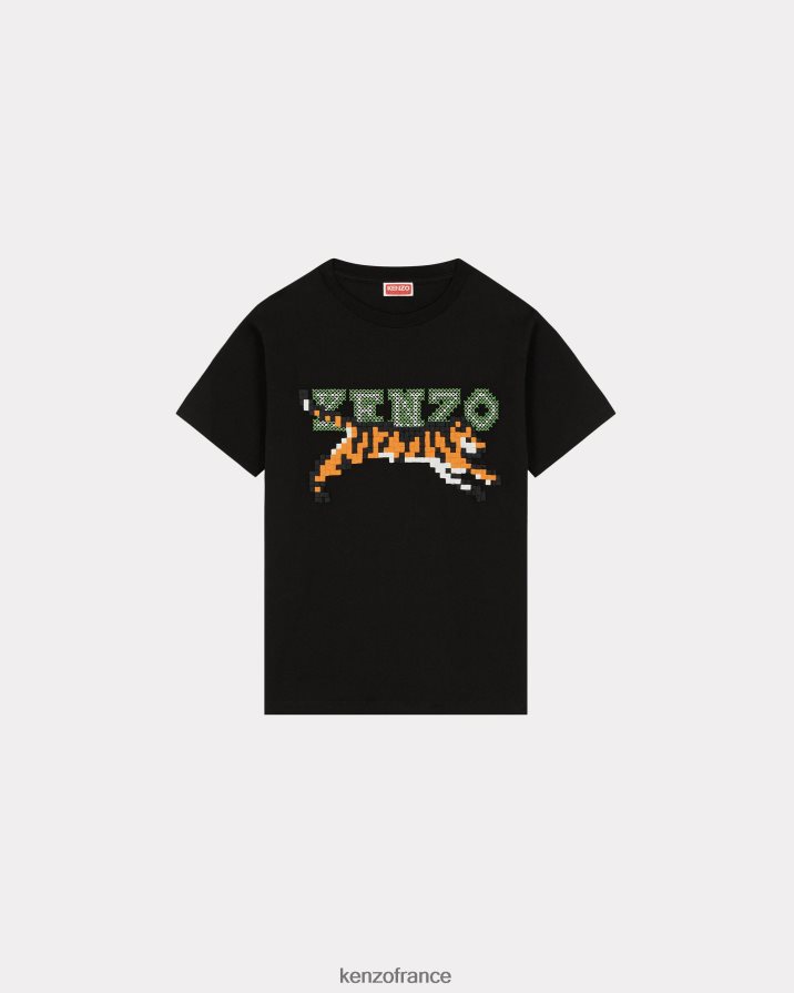 vêtements Kenzo t-shirt "pixel" noir femmes LFF6X0479