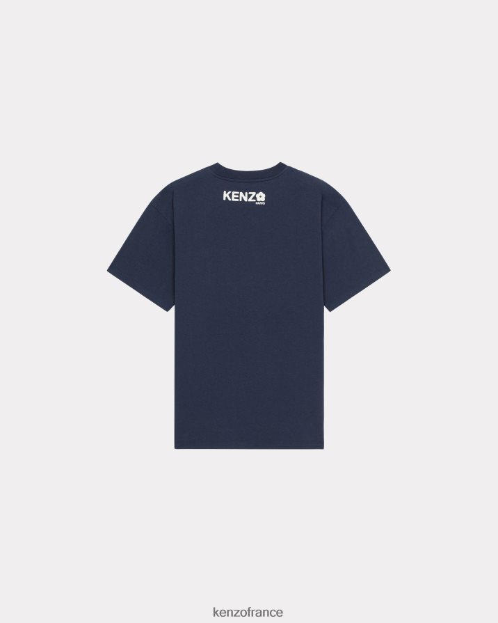 vêtements Kenzo t-shirt surdimensionné fleur de boke 2.0' bleu nuit femmes LFF6X0497