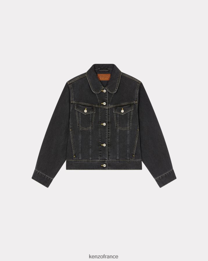 vêtements Kenzo chemise en jean noir femmes LFF6X0664