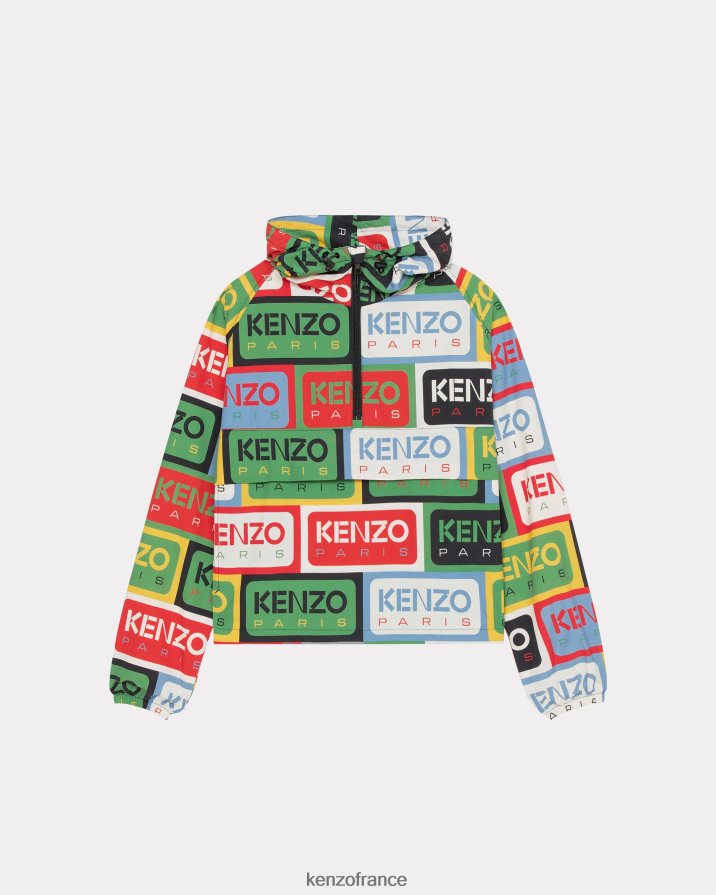 vêtements Kenzo coupe-vent des étiquettes multicolore femmes LFF6X0596