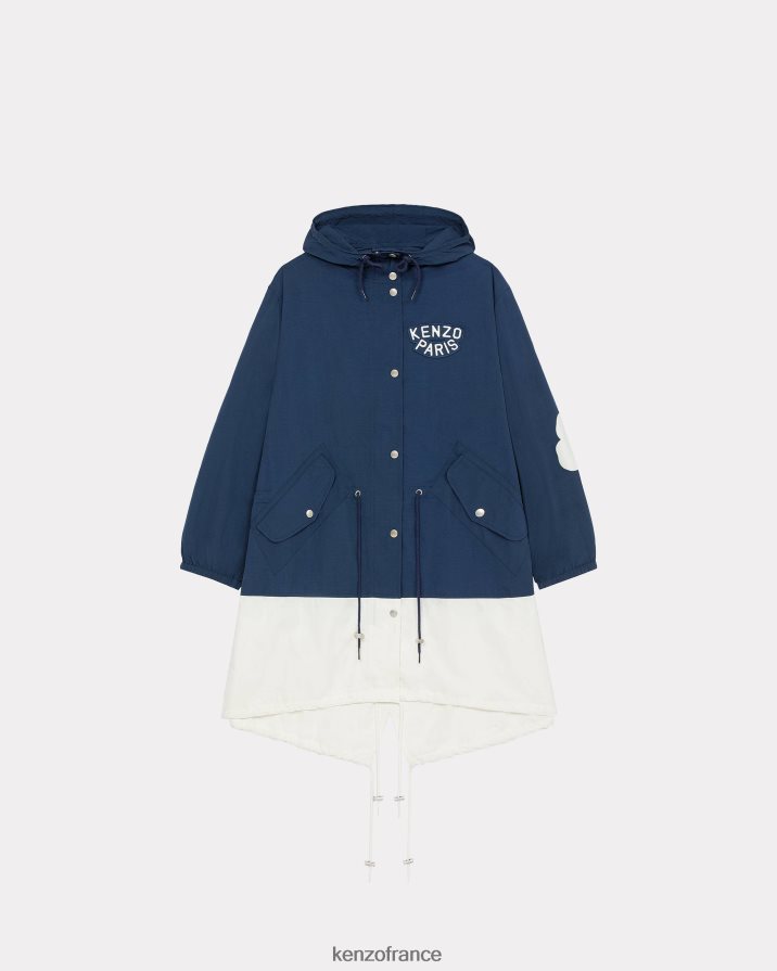 vêtements Kenzo coupe-vent long de marin bleu nuit femmes LFF6X0512