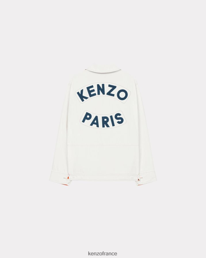vêtements Kenzo veste de travail de marin blanc cassé femmes LFF6X0566