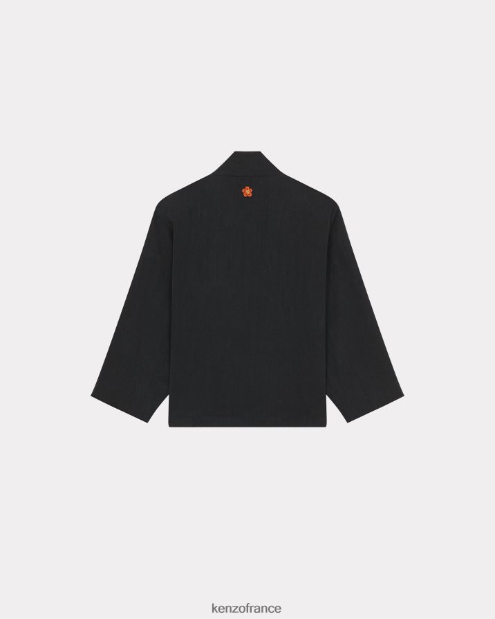 vêtements Kenzo veste kimono noir femmes LFF6X0491