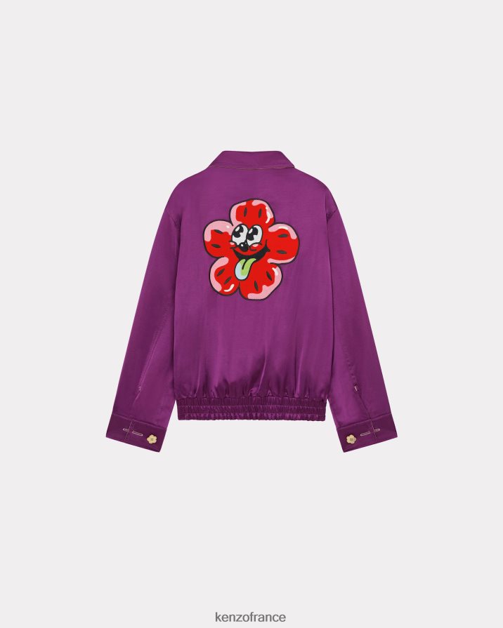 vêtements Kenzo veste réversible boké beige femmes LFF6X0570