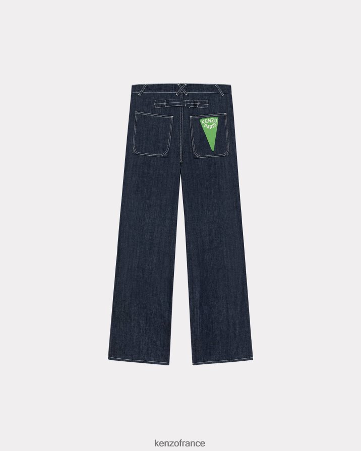 vêtements Kenzo jean ample marin rincer le denim bleu Hommes LFF6X0347
