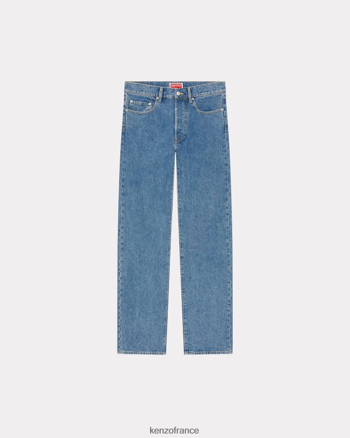 vêtements Kenzo jean asagao coupe droite bleu Hommes LFF6X041