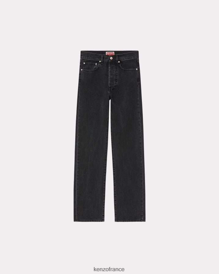 vêtements Kenzo jean asagao coupe droite noir Hommes LFF6X054