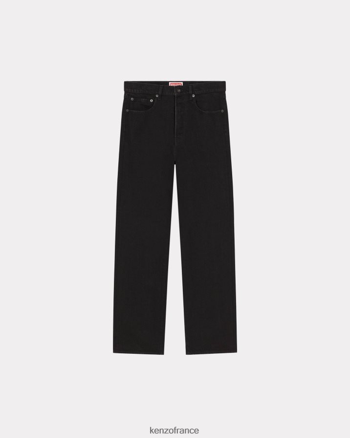 vêtements Kenzo jean slim bara rincer le denim noir Hommes LFF6X082