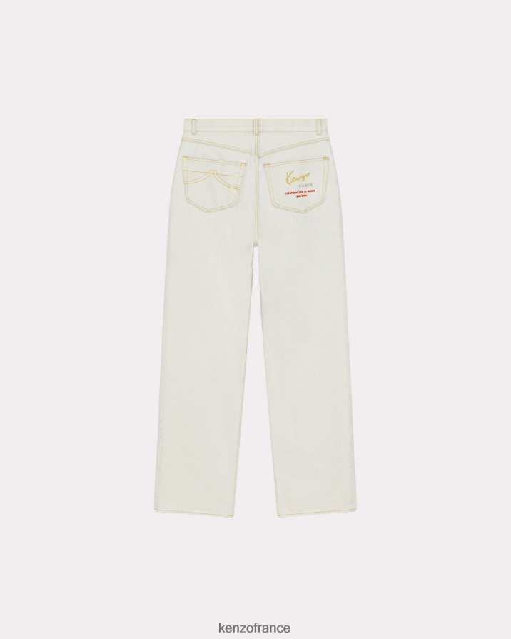 vêtements Kenzo jean suisen coupe décontractée denim bleu décoloré Hommes LFF6X0329