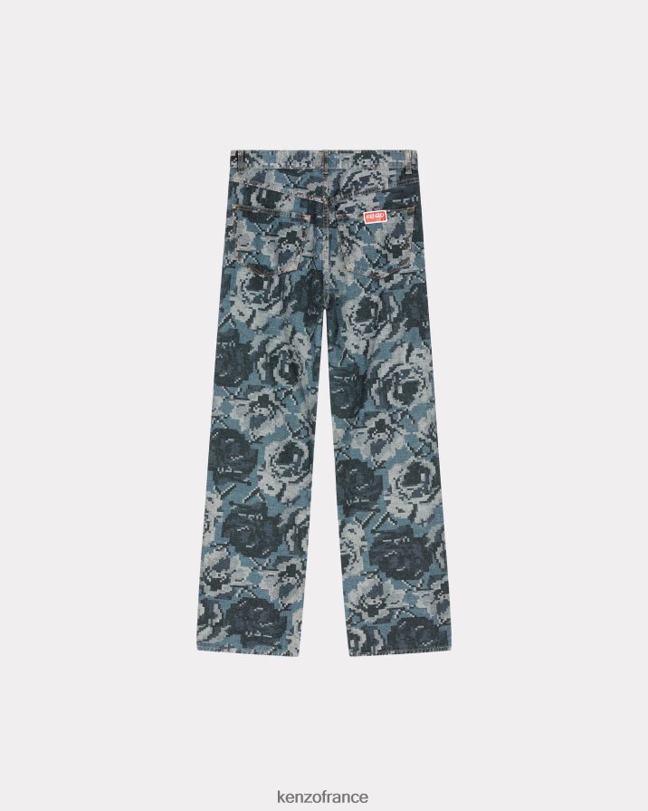vêtements Kenzo jean suisen décontracté bleu nuit Hommes LFF6X0323
