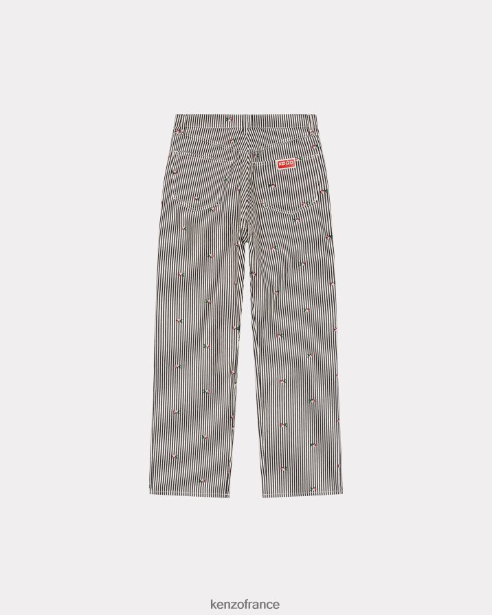vêtements Kenzo suisen jean coupe décontractée rincer le denim bleu Hommes LFF6X0226