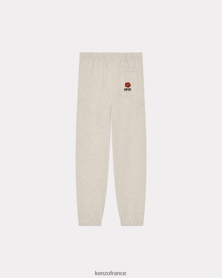 vêtements Kenzo pantalon de jogging à écusson Boke Flower gris pale Hommes LFF6X0321