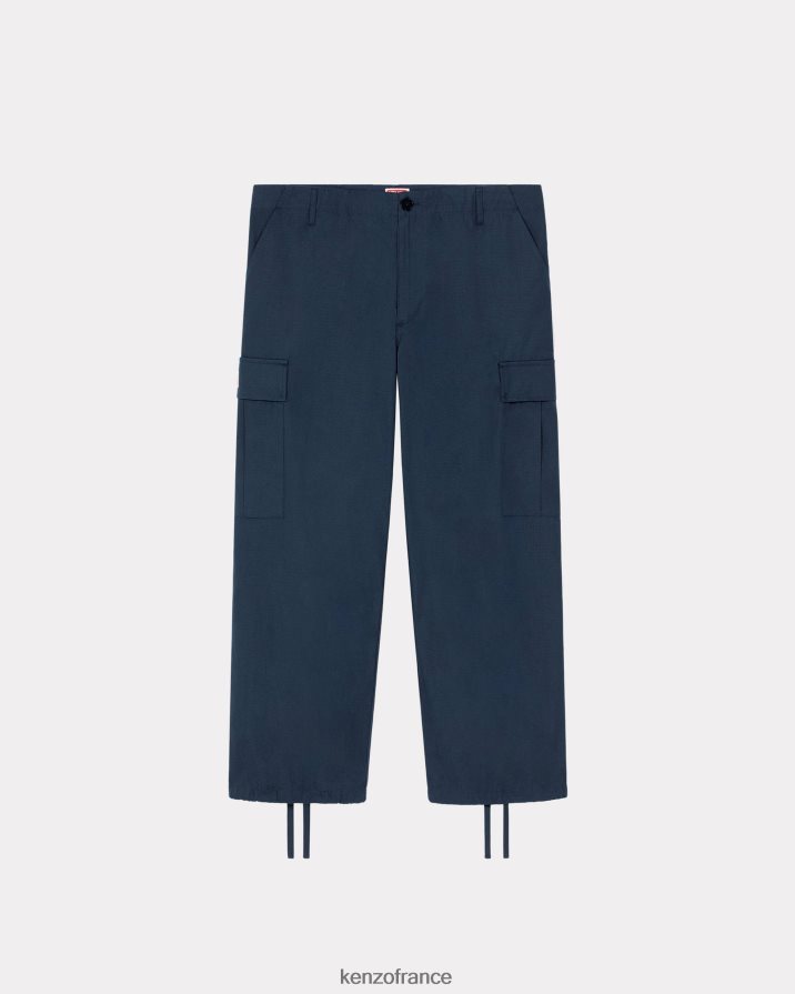 vêtements Kenzo pantalon cargo bleu nuit Hommes LFF6X0160