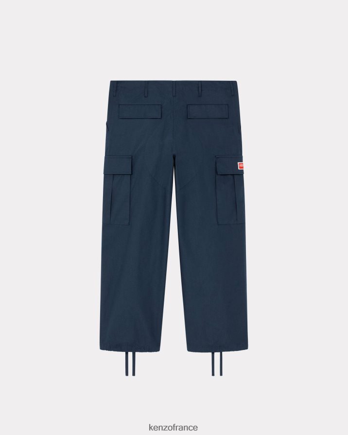 vêtements Kenzo pantalon cargo bleu nuit Hommes LFF6X0160