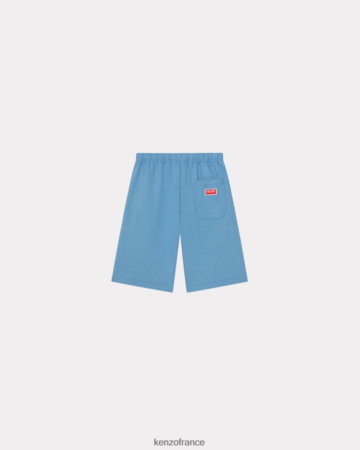 vêtements Kenzo short de tatouage de fleur d'aloha cyan Hommes LFF6X0154