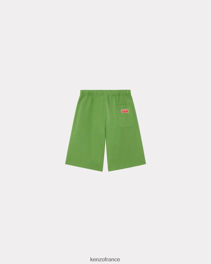 vêtements Kenzo short de tatouage de fleur d'aloha herbe verte Hommes LFF6X0241