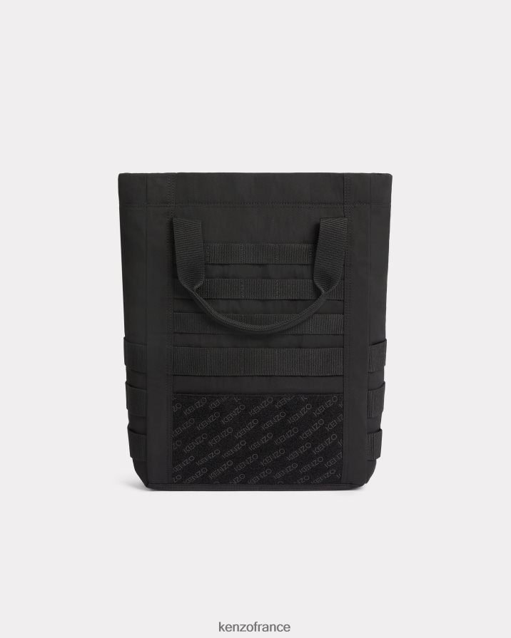 accessoires Kenzo cabas jungle avec badges noir Hommes LFF6X0811