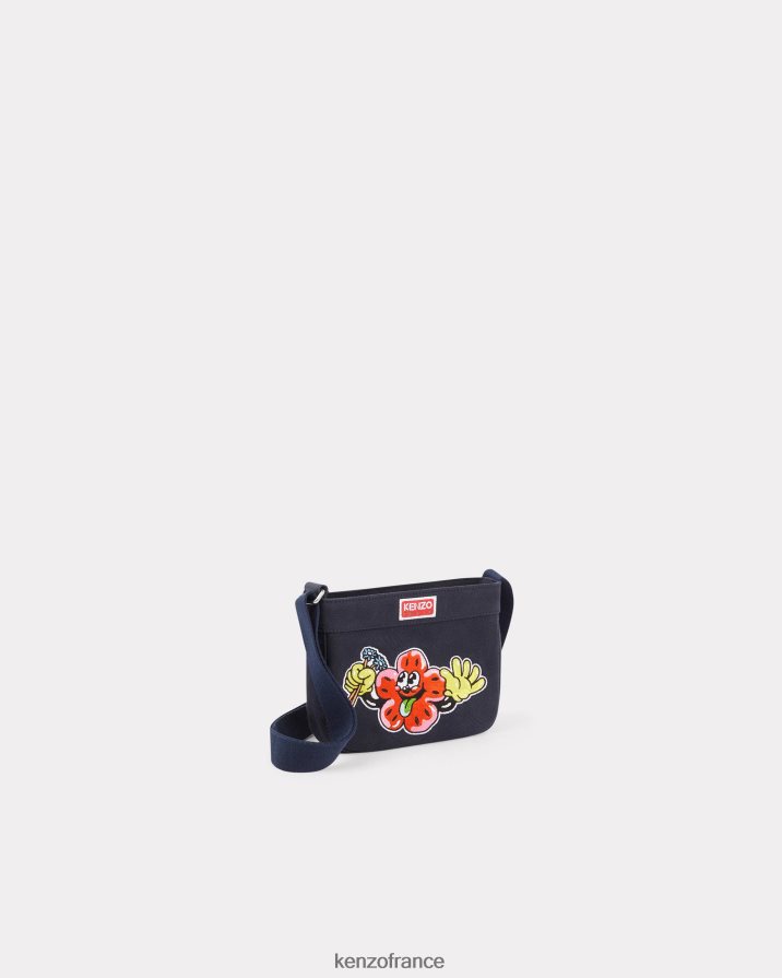 accessoires Kenzo petit sac Boké bleu marine Hommes LFF6X0869