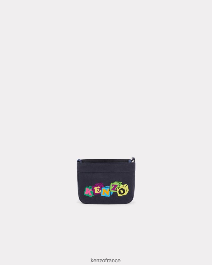 accessoires Kenzo petit sac Boké bleu marine Hommes LFF6X0869