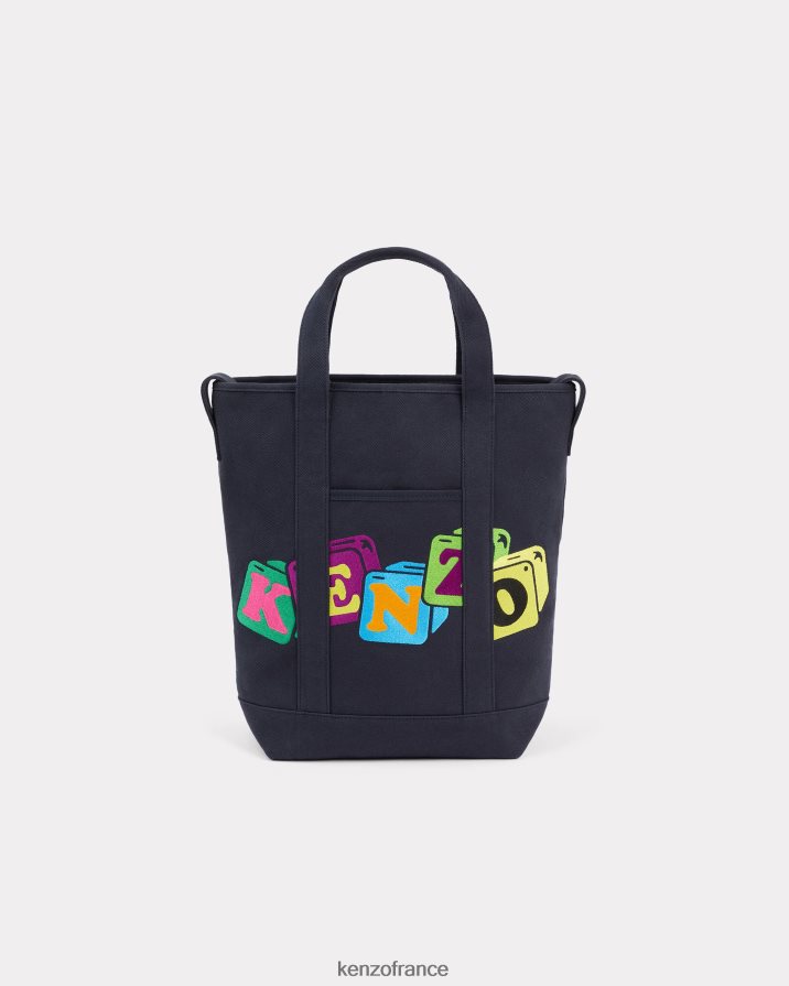accessoires Kenzo sac cabas boke avec bandoulière bleu marine Hommes LFF6X0885