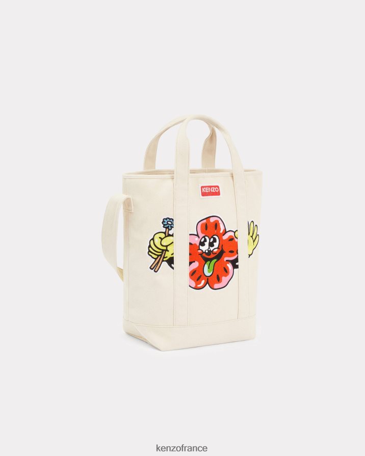 accessoires Kenzo sac cabas boke avec bandoulière écru Hommes LFF6X0912