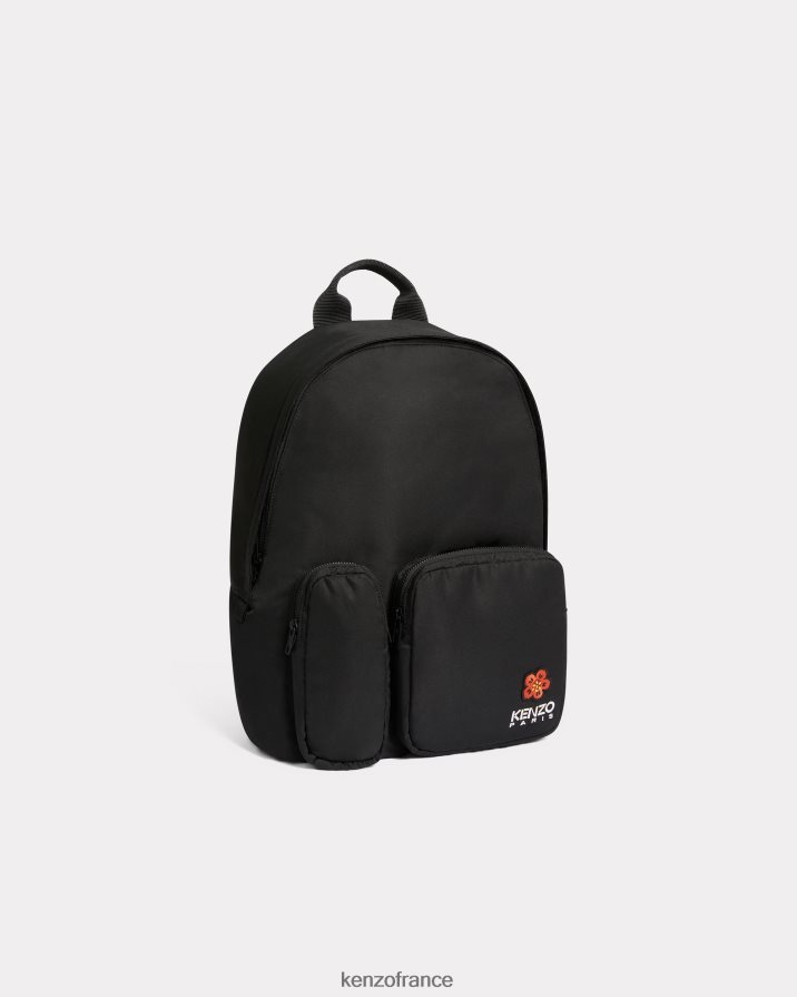 accessoires Kenzo sac à dos à crête noir Hommes LFF6X0839