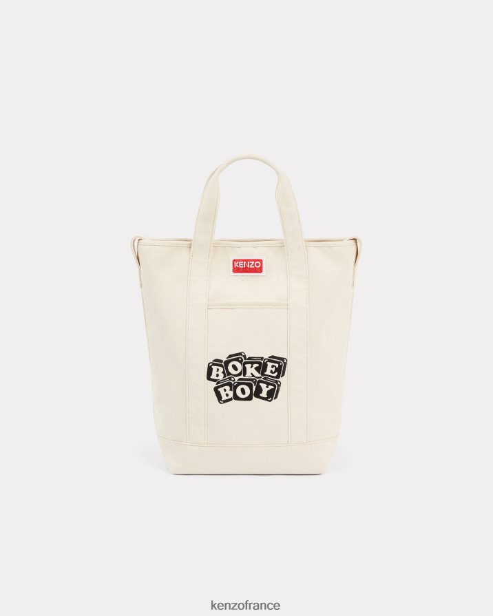 accessoires Kenzo sac porté épaule Boké écru Hommes LFF6X0938