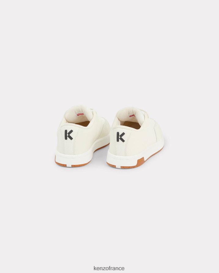 guerre à pied Kenzo baskets à dôme m blanc cassé Hommes LFF6X0172