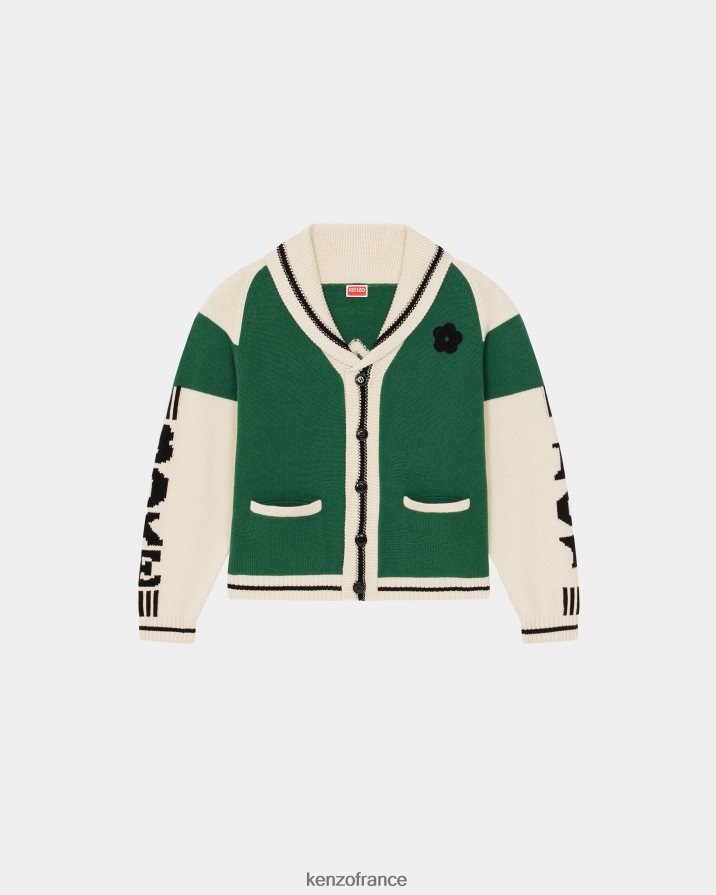 vêtements Kenzo cardigan boké herbe verte Hommes LFF6X0296