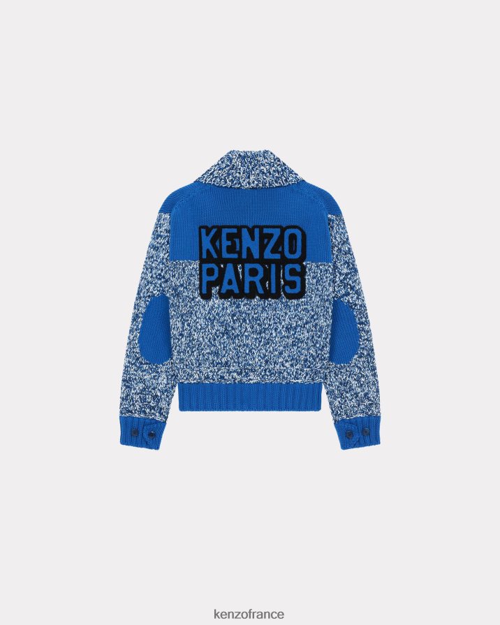 vêtements Kenzo cardigan de pêcheur bleu nuit Hommes LFF6X0117