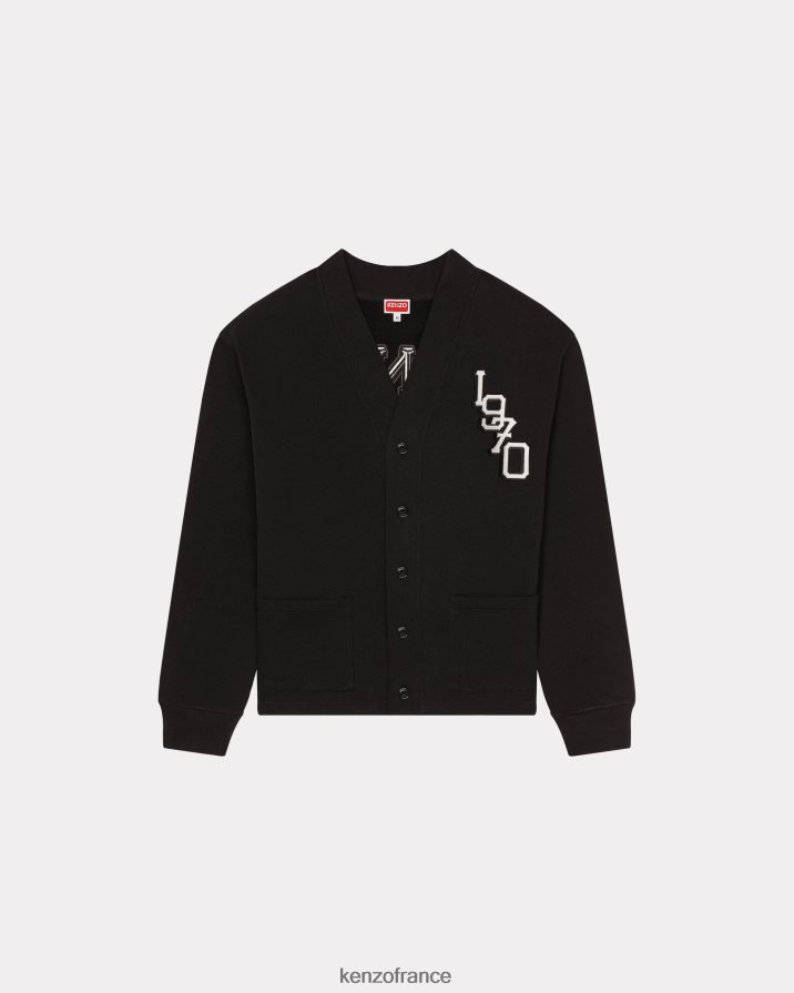 vêtements Kenzo cardigan tigre varsity jungle noir Hommes LFF6X0289
