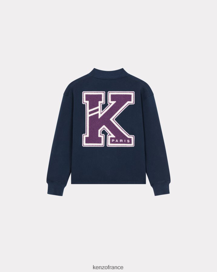 vêtements Kenzo cardigan universitaire bleu nuit Hommes LFF6X0211