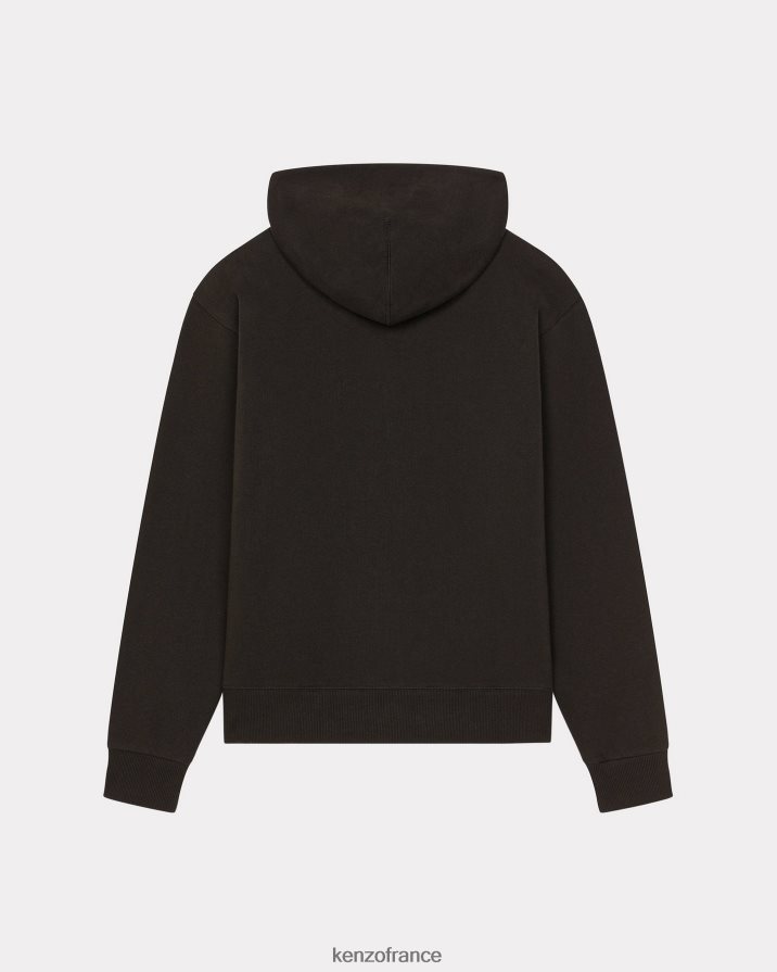 vêtements Kenzo pull à capuche zippé avec écusson 