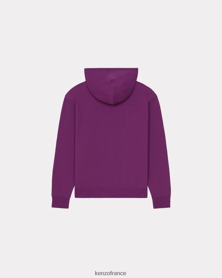 vêtements Kenzo pull à capuche zippé avec écusson 