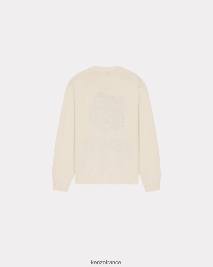 vêtements Kenzo pull à fleurs de boke blanc cassé Hommes LFF6X0249