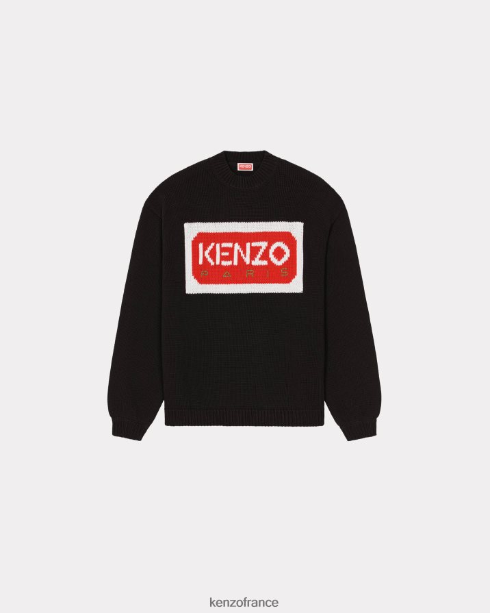 vêtements Kenzo pull parisien noir Hommes LFF6X0152