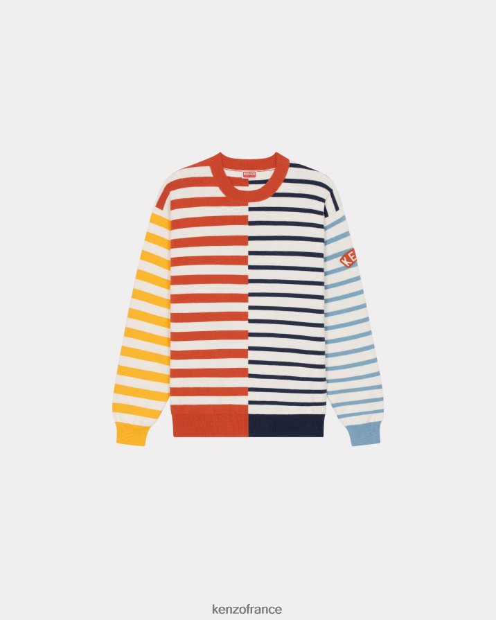vêtements Kenzo pull à rayures nautiques multicolore Hommes LFF6X038