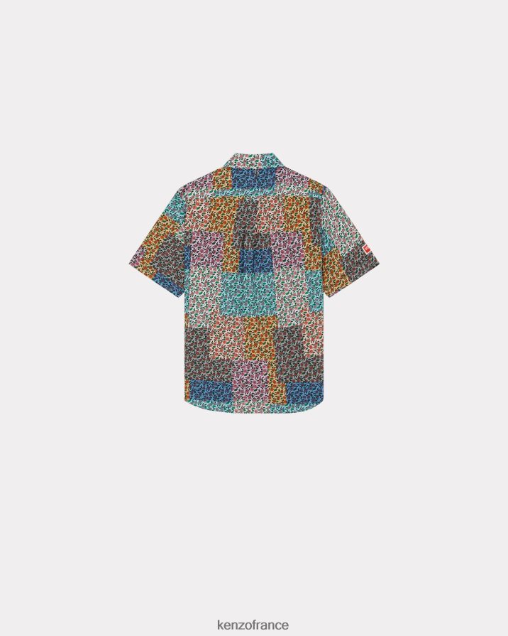 vêtements Kenzo chemise hawaïenne patchwork multicolore Hommes LFF6X0233